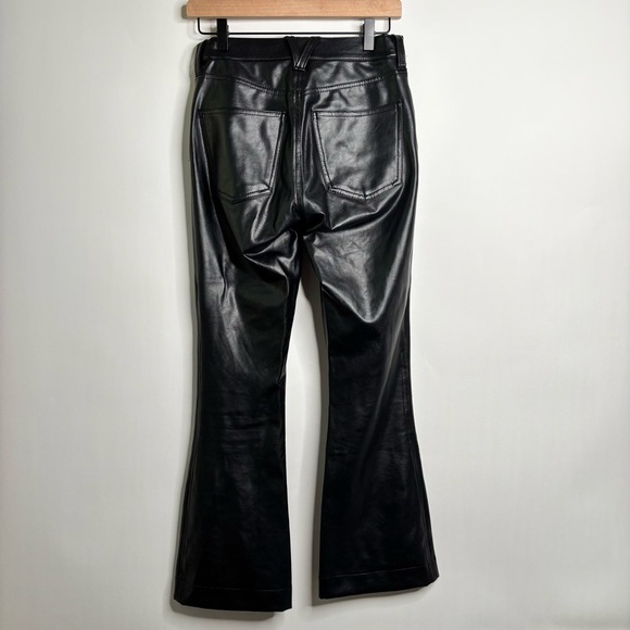 Veronica Beard Beverly Vegan Leather Skinny-Flare Pant size 26 - Picture 9 of 12